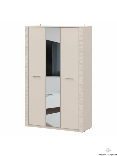 Калипсо Шкаф Комбинированный трехстворчатый Меланж