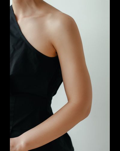 Топ асимметричный  из итальянского хлопка