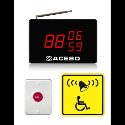 Универсальная система вызова персонала арт. APE510.1 - система вызова помощи инвалидам: 1 кнопка выз