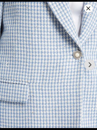 Блейзер женский классического кроя, однобортный