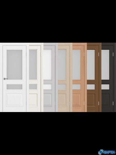 Межкомнатная царговая дверь экошпон Оптима Порте Тоскана 631.221 Багет купить в Челябинске | КВИРТЕК