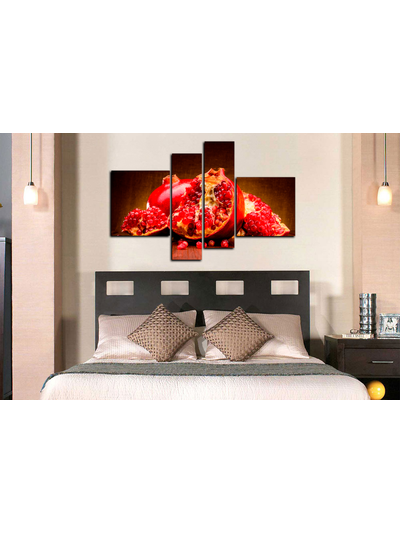 Модульная картина "Сочный гранат"