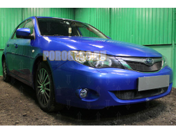 Защита радиатора Subaru Impreza III (1.5) 2007-2011 black верх