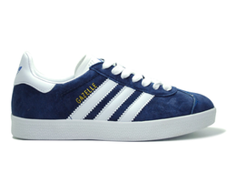 Adidas Gazelle Синие с белым (36-45)  Арт. 179F-A