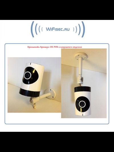 Видеоняня /WiFi IP видеокамера панорамная 180*110*  с DVR (fish_mini), HD