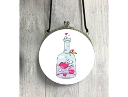 Сумка круглая #11 на День влюблённых, 14 февраля