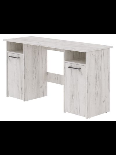 Фронда-9 стол письменный с 2 тумбами Крафт светлый