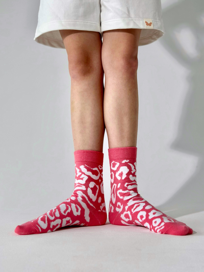 НОСКИ ПРИЯТНО "РОЗОВЫЙ ЛЕОПАРД"