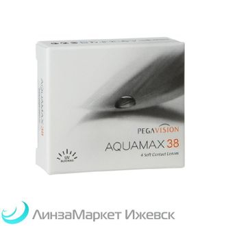 Квартальные контактные линзы Aquamax38 (4 линзы) в ЛинзаМаркет Ижевск