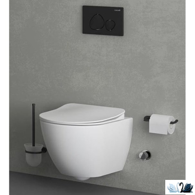 Кнопка смыва CREAVIT UFO GP1002.02 черный глянцевый