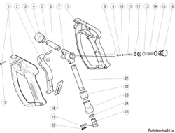 Ремкомплект курка распылительного RL 34 9(10)x1 шт.