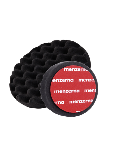 MENZERNA Мягкий рифленый поролоновый полировальный диск, черный 150x25мм