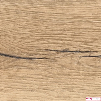 Декор ламината Haro Tritty 100 Дуб Италика Крем 538920 структура