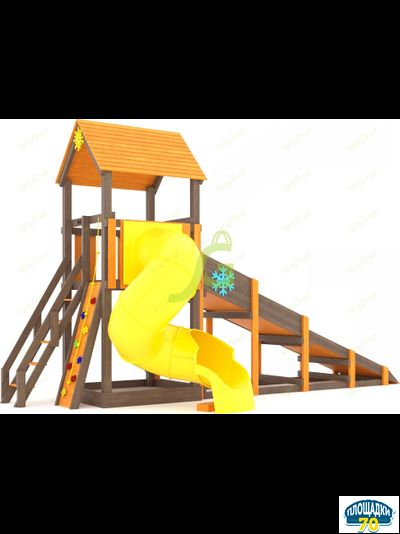 Всесезонная площадка IgraGrad С Tower с трубой SF