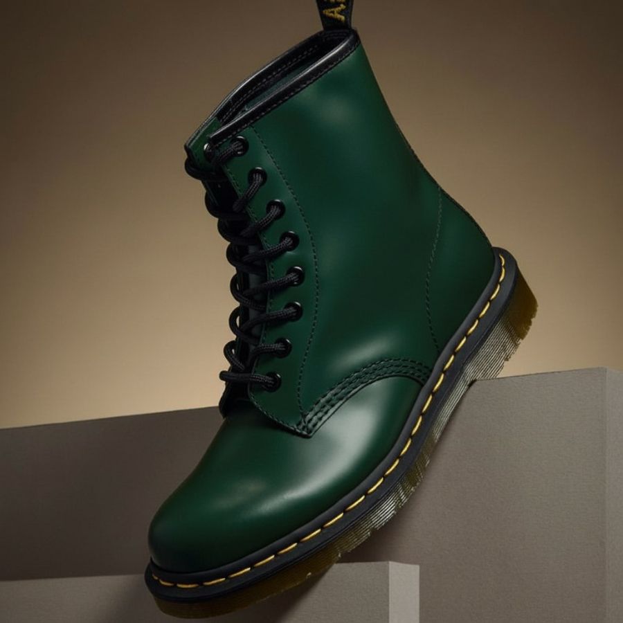 бутсы dr martens 1460 stone island military green 