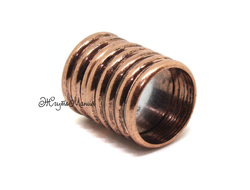 Магнитная застёжка "Гусеница" - 12мм - МЕДЬ