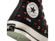 Кеды Converse Chuck Taylor 70 Embroidered Lips черные высокие