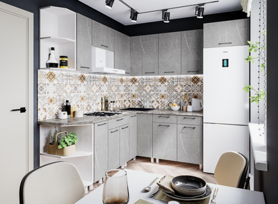 Кухня "Марбл" МДФ (ТЭКС)