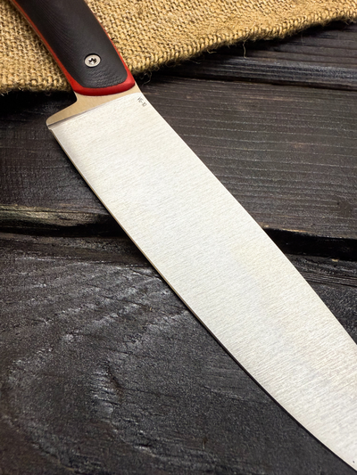 Кухонный нож Мясной сталь VG-10, рукоять G10