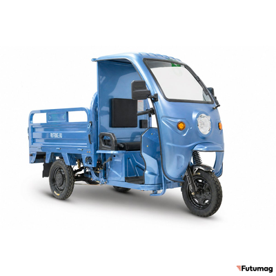 Грузовой электротрицикл Rutrike Вектор Кабина 1500 60V1200W синий