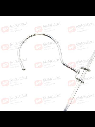 8871B Вешалка с зажимами брючная металлическая синяя L=280 мм