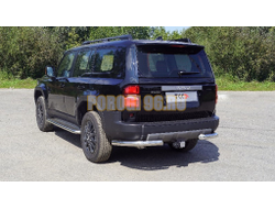 Защита задняя (уголки) d76,1 мм ТСС для Toyota Land Cruiser 250 Prado 2024-