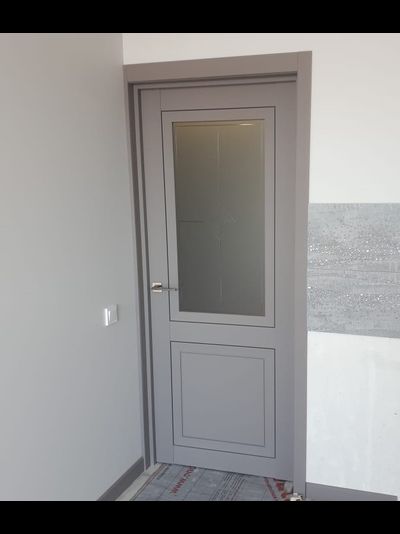 ДВЕРНАЯ ЛИНИЯ. ДЕКАНТО. SOFT TOUCH СЕРЫЙ БАРХАТ