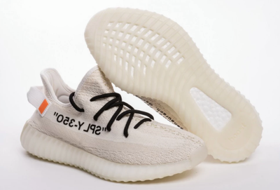 Adidas Yeezy 350 V2 X Off White (Белые с серым)