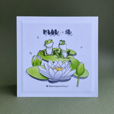 ФП штамп "Кувшинки маленькие"