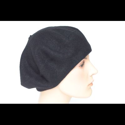 Vizio итальянский берет из фетра 1008 BL черный