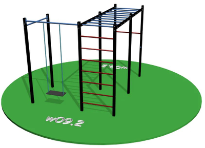 Спортивная площадка Workout w09.2 + качель