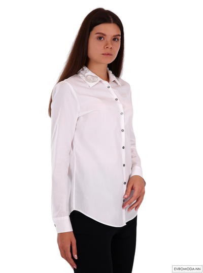 Блузка белая Кэрри-C