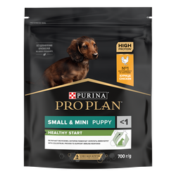 Pro Plan (Про План) Healthy start для щенков мелких и карликовых пород с курицей 700 г