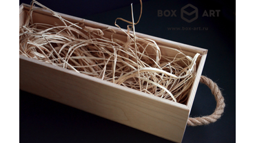 3034 Пенал из фанеры для бутылки вина 