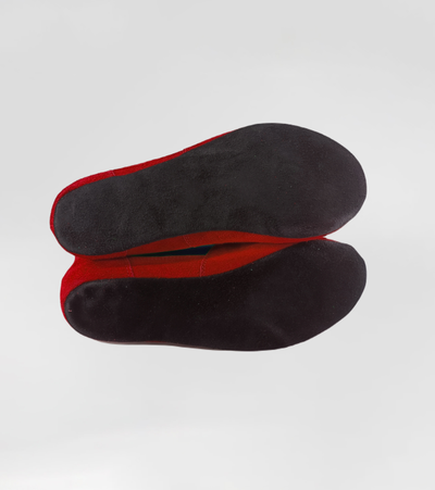 Борцовки для самбо ВФС BRAVEGARD Ascend на липучке красно-синие