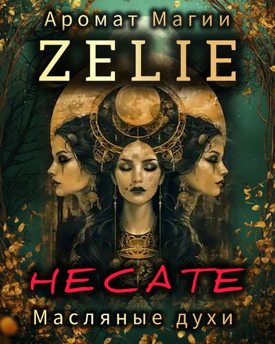 Масляные духи ZELIE HECATA ГЕКАТА: ЗНАНИЯ, СИЛА, МАГИЯ