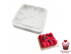 Форма для муссовых десертов CLOUD 18см, силикон, Китай