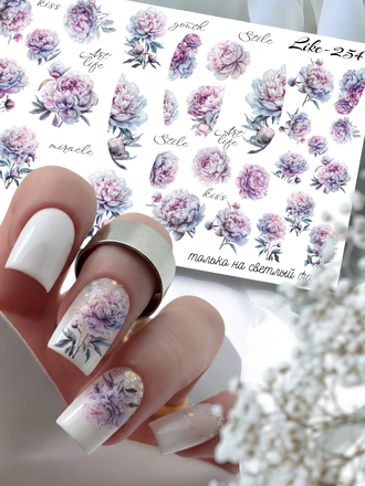 Слайдер-дизайн для ногтей LIKE-254