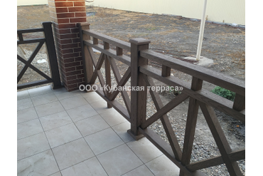 Ограждения ДПК Темно-коричневый