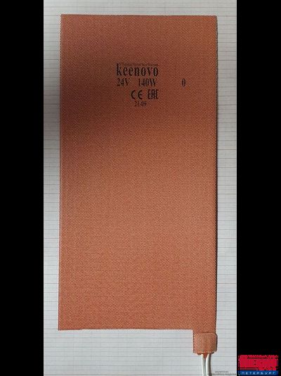 Гибкая нагревающая пластина 140 Вт 24 В (175х350) (терм.1) Keenovo (Без 3м скотча, выносной датчик на 0 градусов) (Подогрев АКБ)