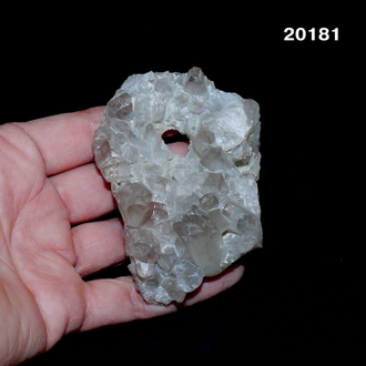 Горный хрусталь натуральный (друза) Казахстан арт.20181: 94,7г - 72*55*33мм