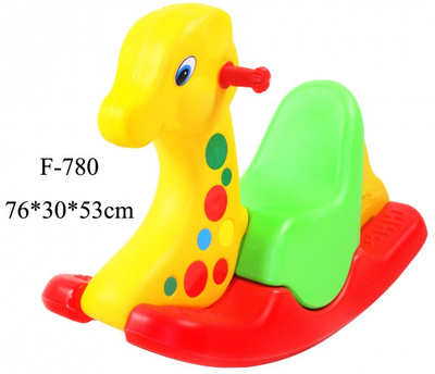 Качели балансир «жираф» для ребёнка FAMILY