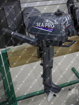 Лодочный мотор Sea-Pro T 3S 2х тактный, 3 л.с., 70 куб. см, 16 кг