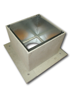 Потолочно-проходной узел (нерж./оцинк.) "МИНЕРИТ" огнестойкая плита, стандарт