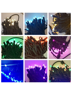 Гирлянда "Нить" уличная каучук IP65