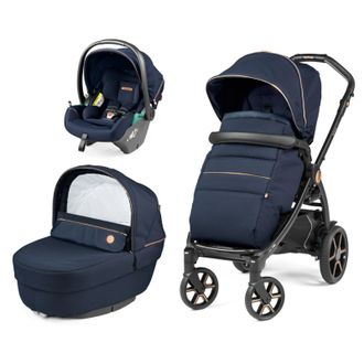 Коляска 3в1 Peg Perego Book Lounge Blue Shine