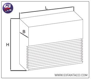 Бланкетные ножи G3Fantacci 0505 для профильных ножевых барабанов