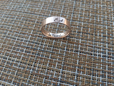 Гравировка на кольцах