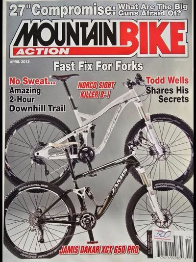 Mountain Bike Action Magazine April 2013 Иностранные спортивные журналы в Москве, Intpressshop