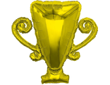 Шар (36''/91 см) Фигура, Кубок Чемпиона,Золото, 1 шт. в уп (копия)